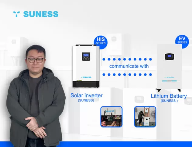 Nakipag-ugnayan ang EV Series Lithium Battery sa KANYANG solar Inverter