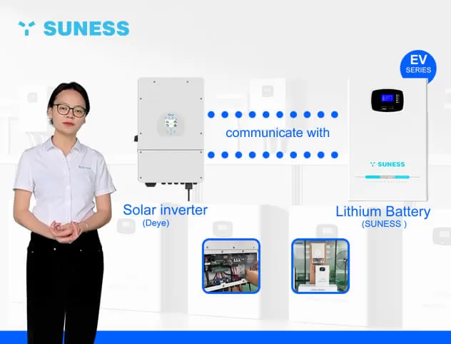 EV series Lithium Battery Communited with Deye Inverter