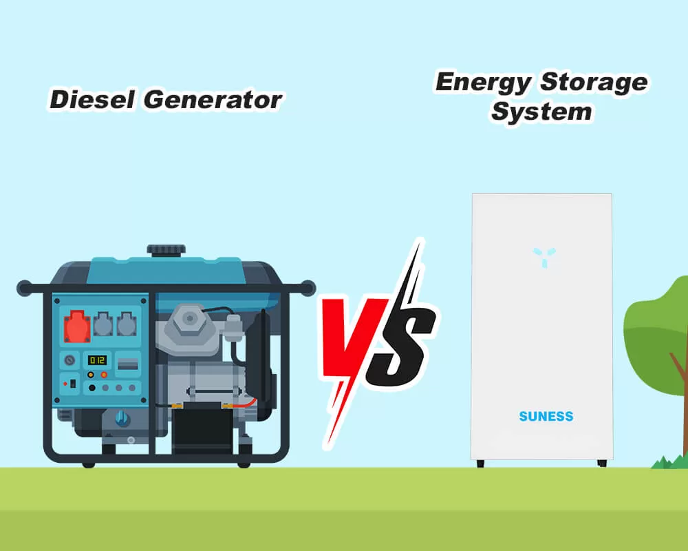Mga Generator ng Diesel kumpara sa Lithium-ion Battery Energy Storage&mdash;Alin ang Mas Matalinong Pagpipilian?