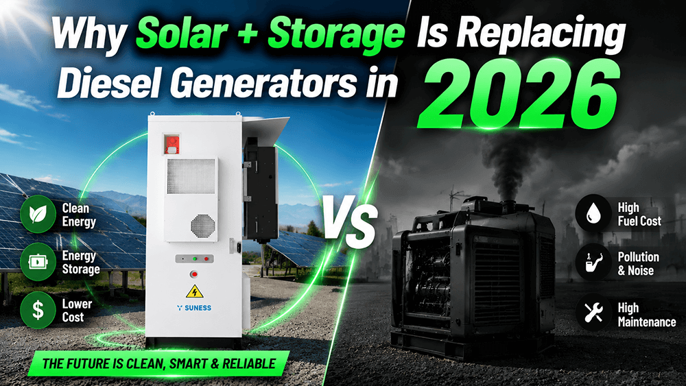 Bakit Pinapalitan ng Solar + Storage ang Mga Diesel Generator sa 2026