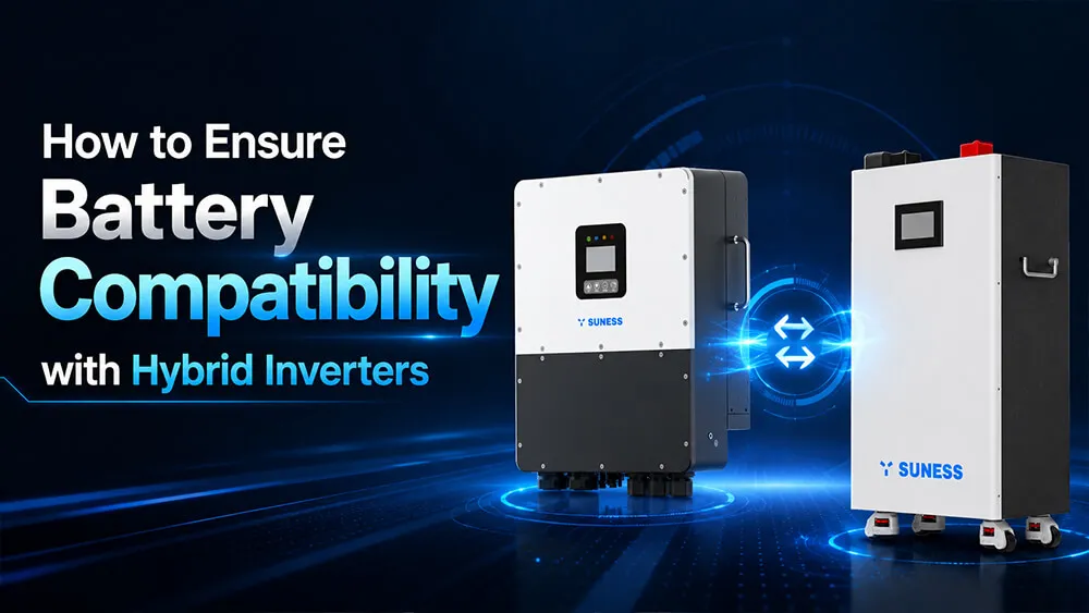 How to Ensure Battery Compatibility with Hybrid Inverters | Complete ESS Guide | SUNESS